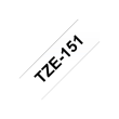 Brother TZE-151 Laminated Tape Black on Clear