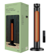 Mill CBOC20FLOOR Oscilliating Infrared Outdoor Heater, 2000 W, Black Mill