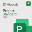 Microsoft Project Standard 2024 Online Product Key License 1 License Downloadable EP2-07057 All Languages