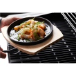 Barbecook Cast Iron Grill Pan with Bamboo Trivet (per 2 pcs) BC-ACC-7420