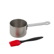 Barbecook Stainless steel saucepot with brush, 10.5 x 7.5 x 23 cm BC-ACC-7211