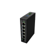 Lanberg Switch PoE 1xBT 3xAT SFP/ETH Din Unmanagment Fast Ethernet ILFE-4P-1GE-1S-90