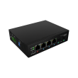 Lanberg Switch Light IndustrialPoE 1xBT 3xAT 2xSFP Din Unmanagment Gigabit Ethernet ILGE-4P-2S-90 Unmanaged