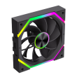 Gamemax FN12A-N2 WL-R Case fan Black