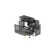 Deepcool Case CH260 Wood Black