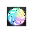 Fury Sai S12 ARGB PWM, 3-pack Fan Black