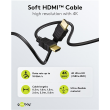 Goobay 80105 Soft HDMI High-Speed Cable with Ethernet Soft 5 m