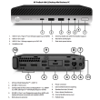 HP Renewed Grade A ProDesk 600 G5 DM Intel Core i3