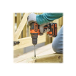 Black&Decker 18v2G DD w 400mA ch in kitbox 2 batts BDCDD186KB-QW BLACK & DECKER