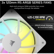 Corsair Liquid CPU Cooler 360 RS ARGB White