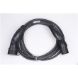 Evaka EV Charging Cable Type 2-Type 2, 22 kW, 32 A, 5 x 6 mm2, 1 x 0.5 mm2, 5 m ITGAM3871 Black