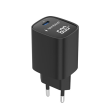 Gembird TA-UC-1C-PD60LCD-01-BK 60W USB Type-C fast charger, LCD, black Gembird