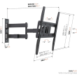 Vogels Wall mount UP 4043 Full-Motion TV Wall Mount M 32-65 "