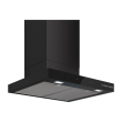 Bosch DWB67DN60 Wall-mounted Extractor Hood, A, Width 60 cm, Max extraction power in intensive mode 699 m3/h, Matte Black Bosch
