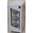 SALE OUT. MSI MPG VELOX 100R White PC Case, Mid-Tower, USB 3.2, Audio-out, Mic-in MSI PC Case MPG VELOX 100R WHITE