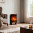Adler LED electric fireplace with remote control AD 7755 Ceramic Heater