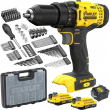 Stanley Screwdriver Kit, 18 V, 2 Ah accumulator SFMCD700D2A-QW