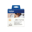 Brother Round paper labels DK-11219 Black on White 12 mm