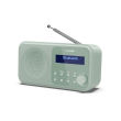 Sharp DR-P420(GN) Tokyo Portable Digital Radio, FM/DAB/DAB+, Bluetooth 5.0, USB or Battery Powered, Aquamarine Green Sharp