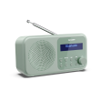 Sharp DR-P420(GN) Tokyo Portable Digital Radio, FM/DAB/DAB+, Bluetooth 5.0, USB or Battery Powered, Aquamarine Green Sharp