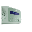 Sharp DR-P420(GN) Tokyo Portable Digital Radio, FM/DAB/DAB+, Bluetooth 5.0, USB or Battery Powered, Aquamarine Green Sharp