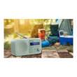 Sharp DR-P420(GN) Tokyo Portable Digital Radio, FM/DAB/DAB+, Bluetooth 5.0, USB or Battery Powered, Aquamarine Green Sharp