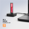 AXAGON USB-C 10Gbps docking station for M.2 NVMe SSD ADSA-M2C11L