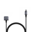 Fixed Braided charging cable with USB-C/MagSafe 3 connectors, 2 m, 140 W, Gray