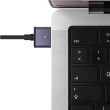 Fixed Braided charging cable with USB-C/MagSafe 3 connectors, 2 m, 140 W, Gray