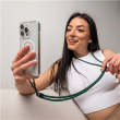 Fixed Universal Lanyard for Mobile Phones Gray