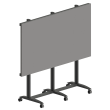 EDBAK Floor stand TRV400.006 Videoconferencing trolley for Samsung Height adjustment