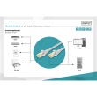 Digitus CAT 6A S/FTP patch cable, 10 pieces DK-1644-A-010-10