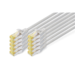 Digitus CAT 6A S/FTP patch cable, 10 pieces DK-1644-A-010-10