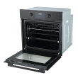 Midea MBO65M80D2-BK Oven, Built-in, Electric, Width 59.5 cm, Touch Display, Black Midea