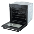 Midea MBO7NM30D0-BK Oven, Built-in, Electric, Width 60 cm, Touch Display, Black