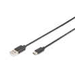 Digitus USB Type-C connection cable, type USB-A - USB-C AK-300154-010-S