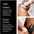 Braun Silk-épil 9 Flex SkinSpa SES9-481 3D Epilator, Wet & Dry, White/Gold Braun