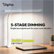 Digitus LED Desk Lamp, 80 cm, White DA-90493 2400 lm
