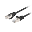 Lanberg Patchcord CAT.6 FTP 1.5M fluke passed 10-pack, Black PCF6-20CC-0150-BK