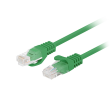Lanberg Patchcord CAT.5E UTP 1M fluke passed 10-pack, Green PCU5-20CC-0100-G