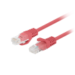 Lanberg Patchcord CAT.5E UTP 2M fluke passed 10-pack, Red PCU5-20CC-0200-R