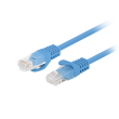 Lanberg Patchcord CAT.6 UTP 0.25M fluke passed 10-pack, Blue PCU6-20CC-0025-B