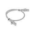 Lanberg Patchcord CAT.5E UTP 1M fluke passed 10-pack, Grey PCU5-20CC-0100-S