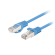 Lanberg Patchcord CAT.6 FTP 1.5M fluke passed 10-pack, Blue PCF6-20CC-0150-B