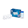 Philips Smart Smart Plug Matter Type F, Power Meter, 2-pack White