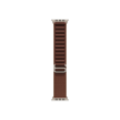 APPLE 49mm Burgundy Alpine Loop - Small - Natural Titanium Finish Apple