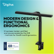 Digitus LED Desk Lamp, 50 cm, Black DA-90490 1025 lm