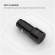 Fixed USB-C/USB-A Car Charger, 63W, PD 3.0