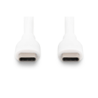 Digitus Silicone Connection Cable AK-300341-010-W USB-C to USB-C