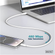 Digitus Silicone Connection Cable AK-300341-010-W USB-C to USB-C